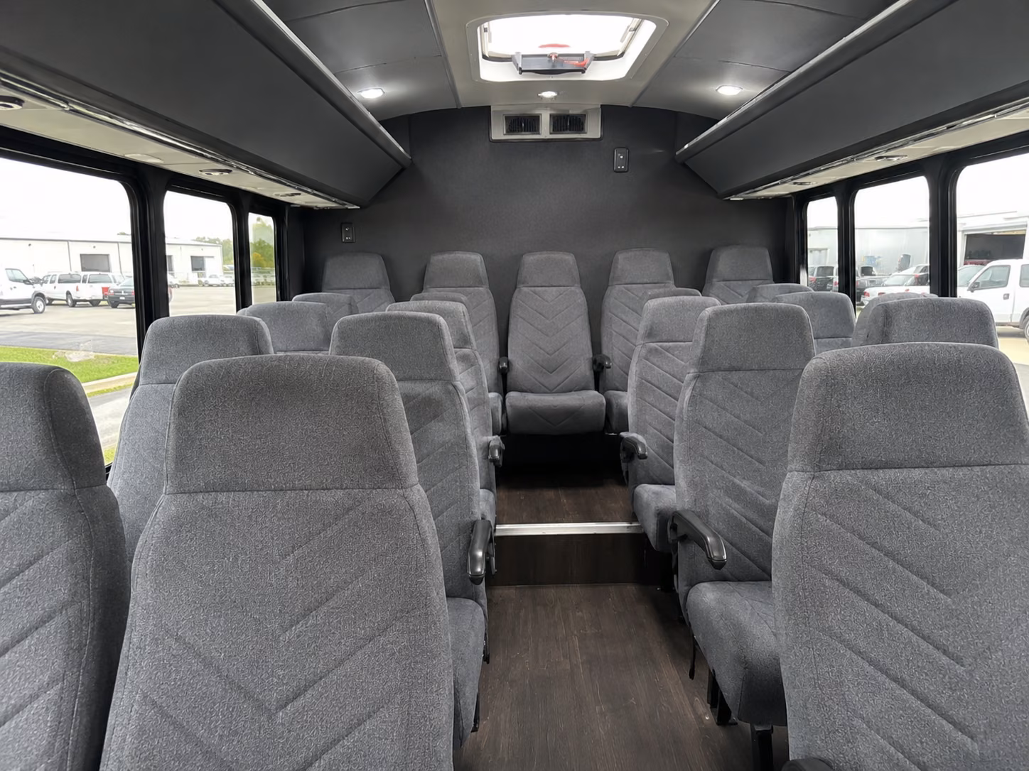 conroe 18 passenger minibus interior