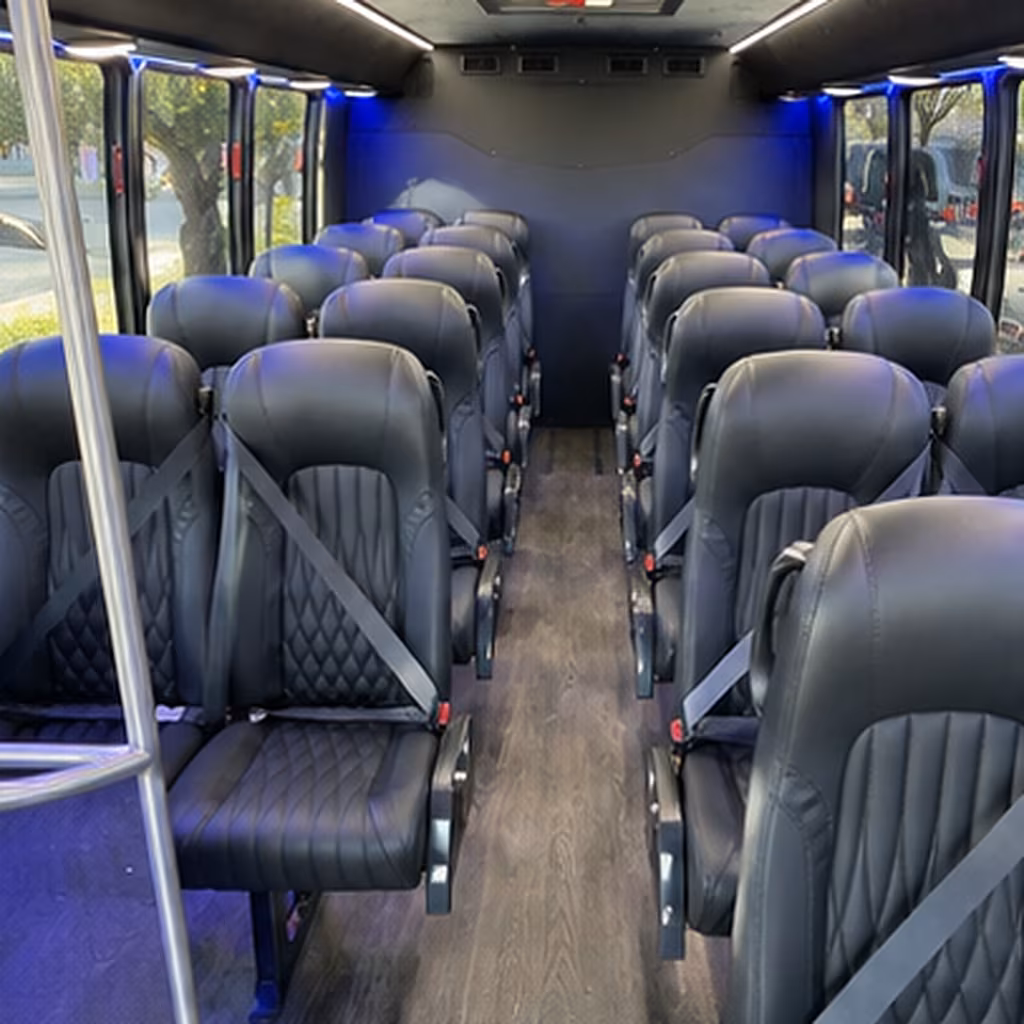 conroe 28 passenger minibus interior