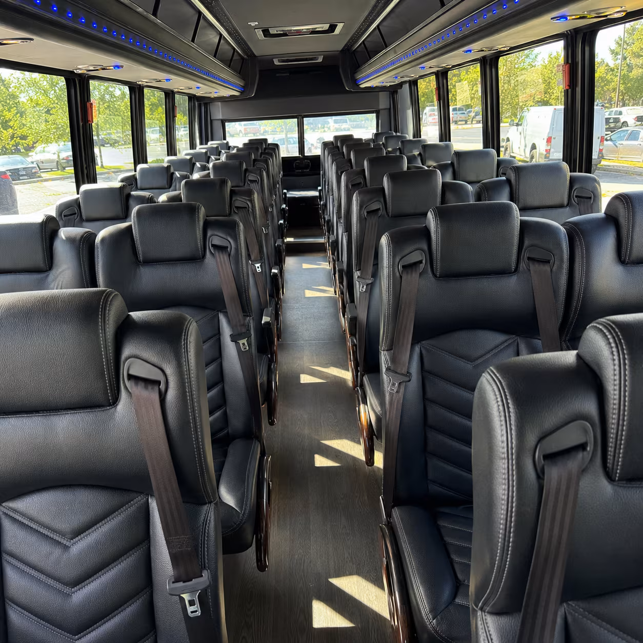 conroe 35 passenger minibus interior