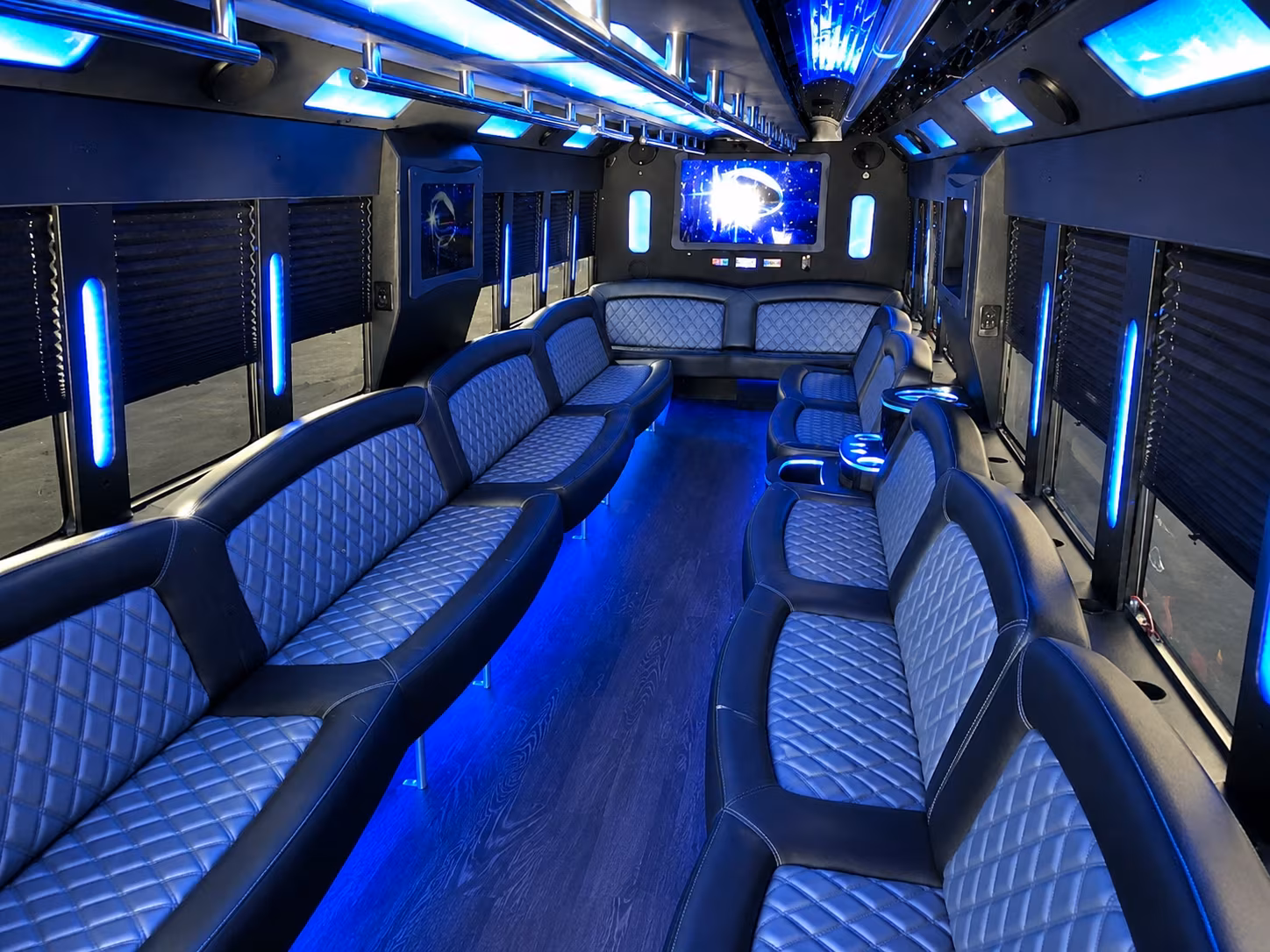 conroe bus rental service area
