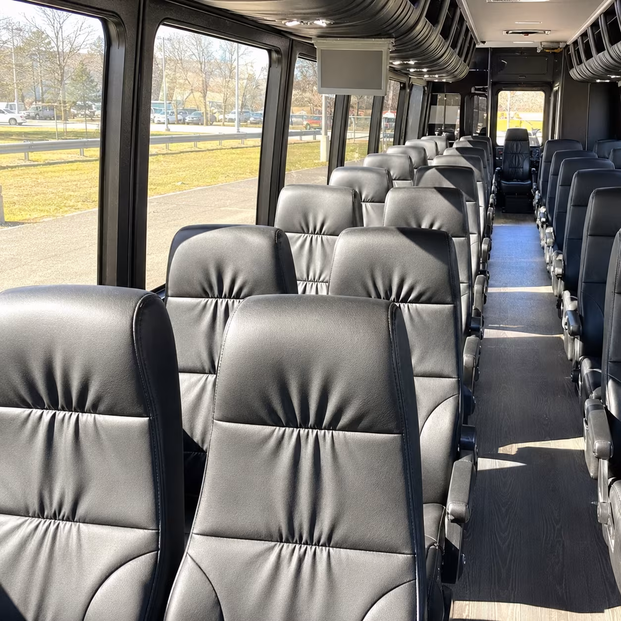 conroe field trip transportation onboard seating
