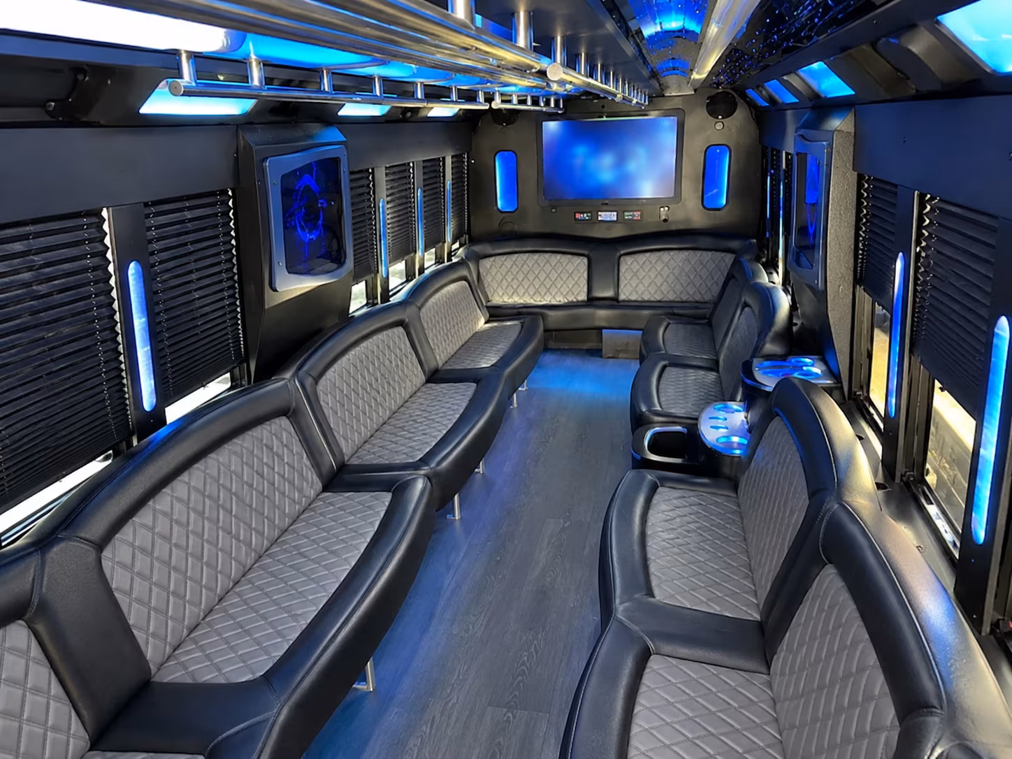 conroe lake party bus rental