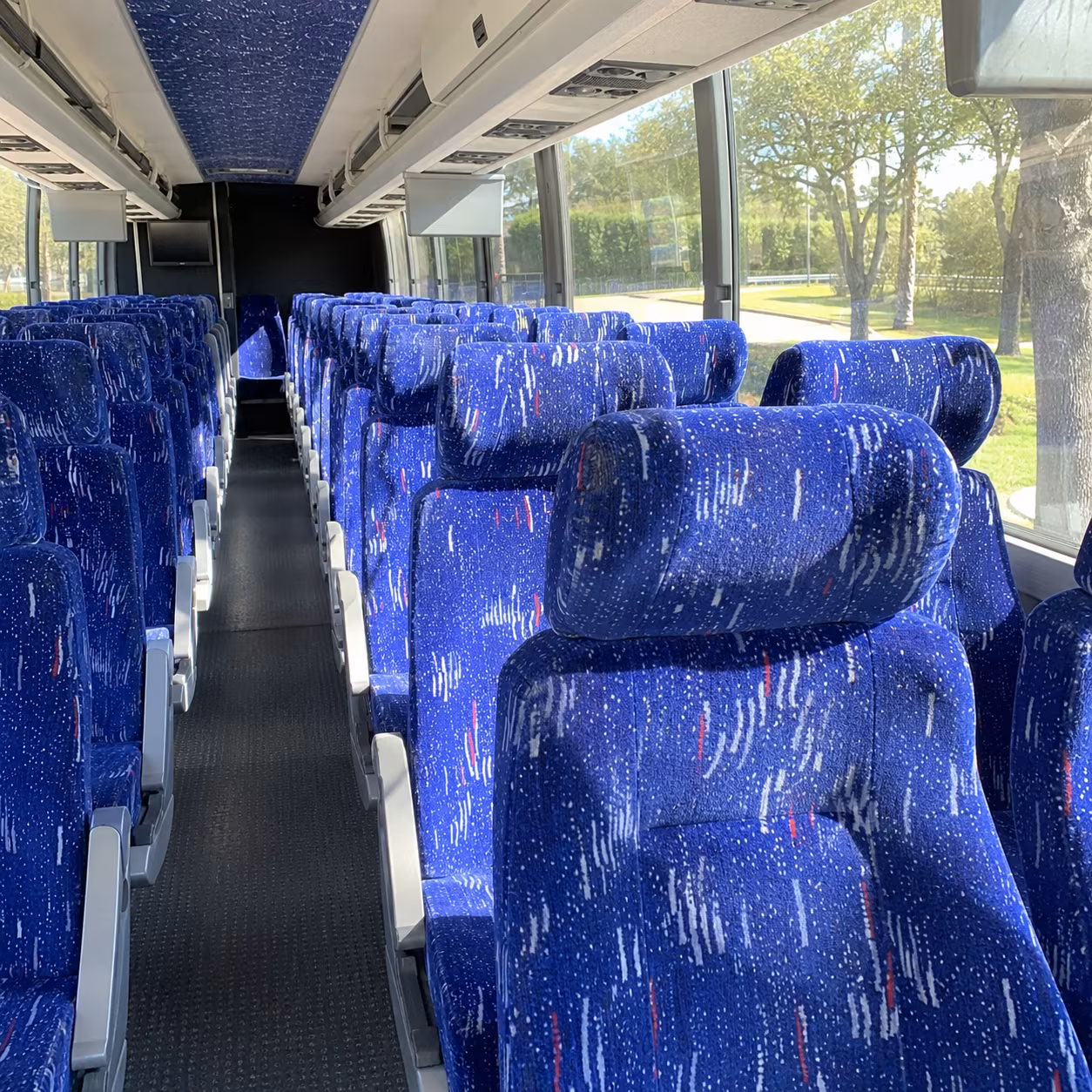 conroe long distance charter bus rental