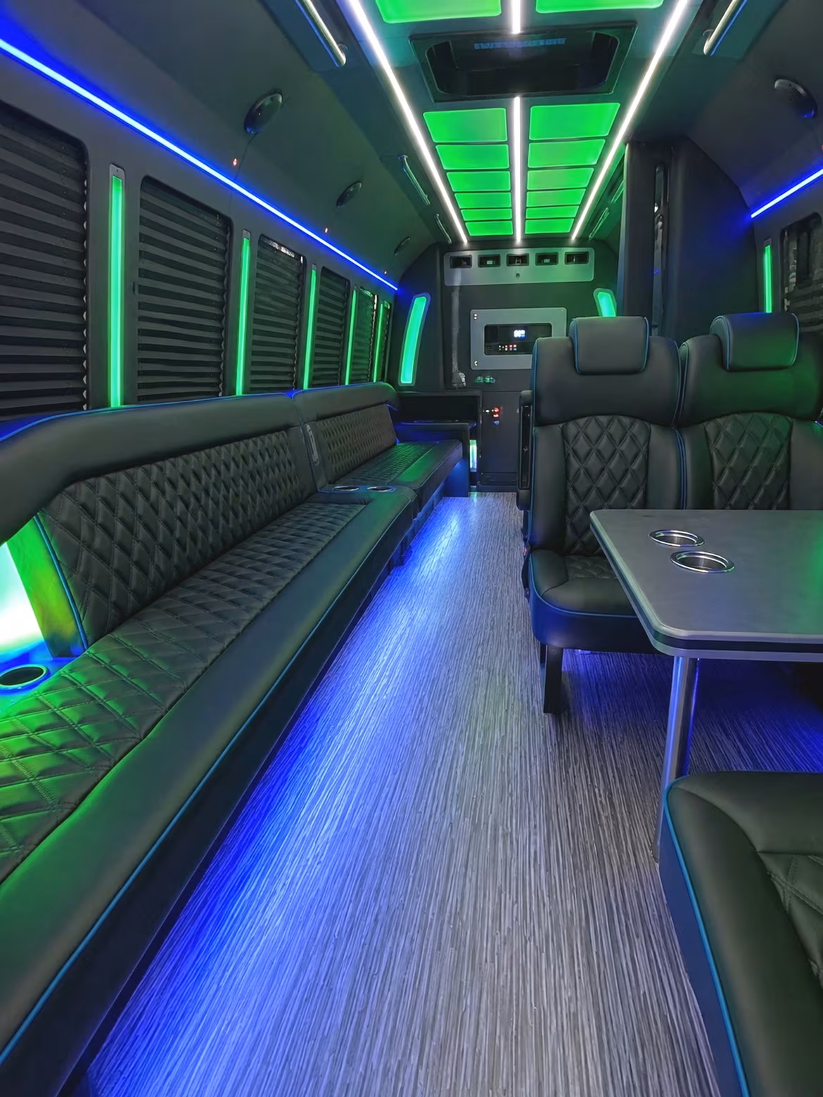 conroe sporting event party bus rental