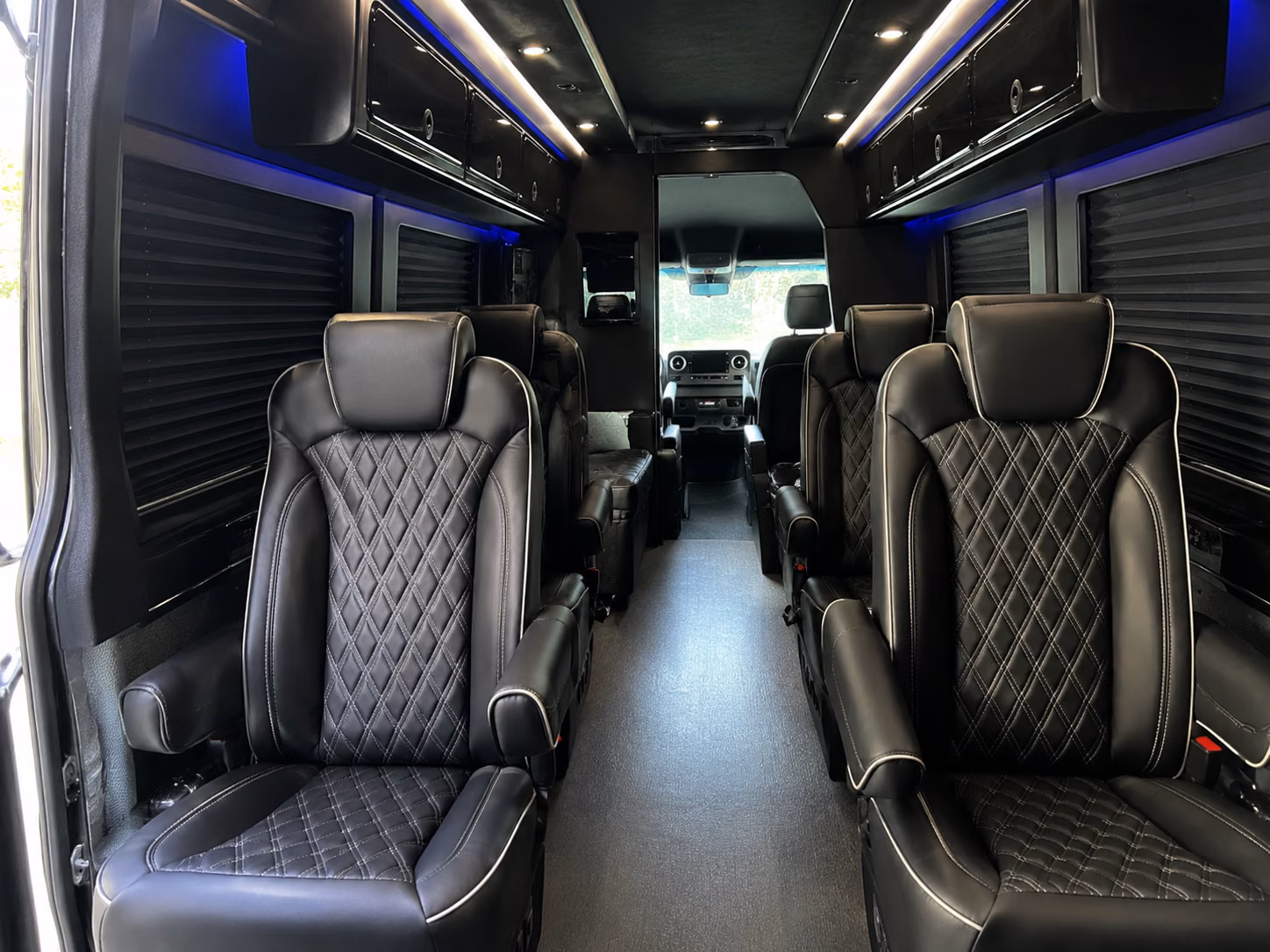 conroe sprinter van with driver inside